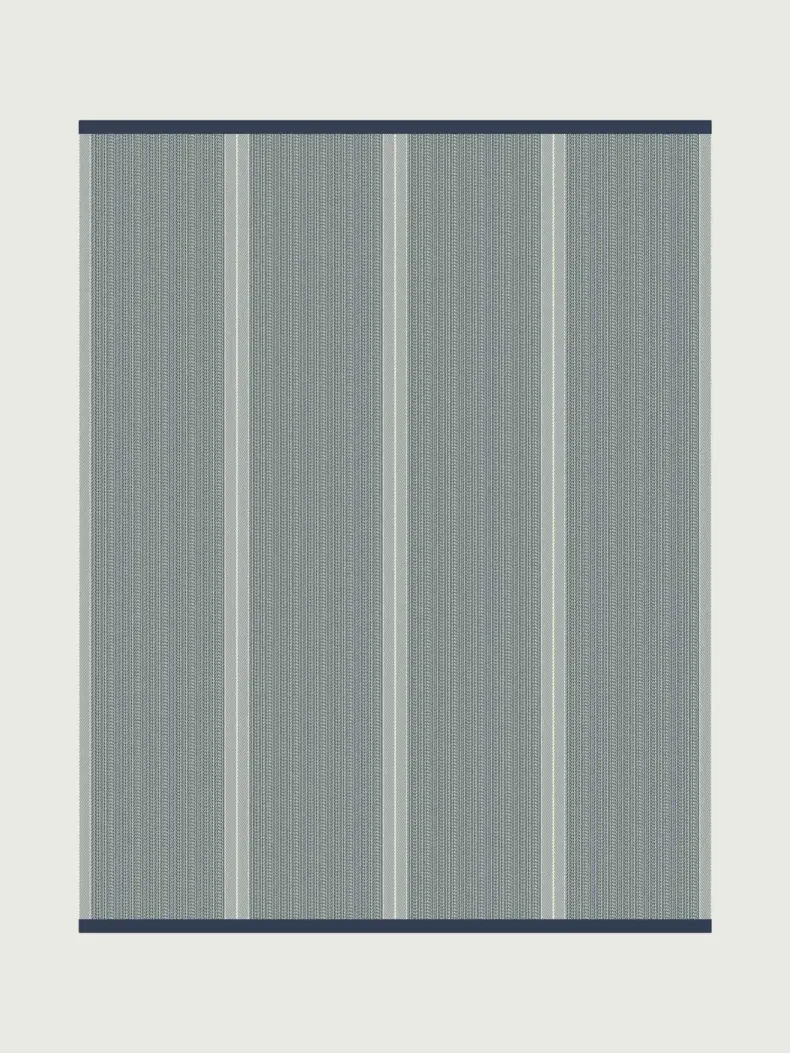 Sgraffito Blu rug by Roger Oates