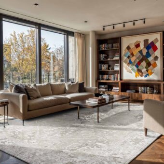 Antiquarian Collection Tabriz Suede 9647 rug by Louis De Poortere