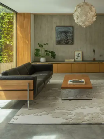 Terrain rug by Roger Oates