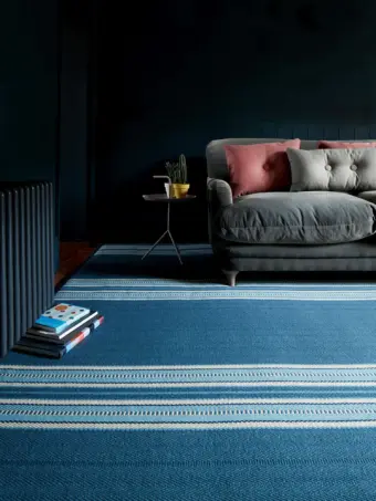 Westport Indigo rug by Roger Oates