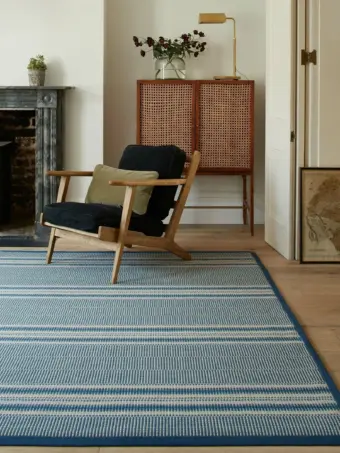 Mila Indigo rug by Roger Oates