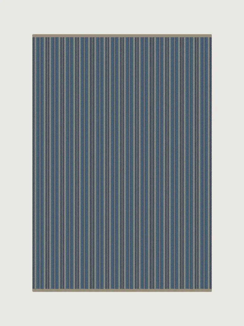 Masai Indigo rug by Roger Oates