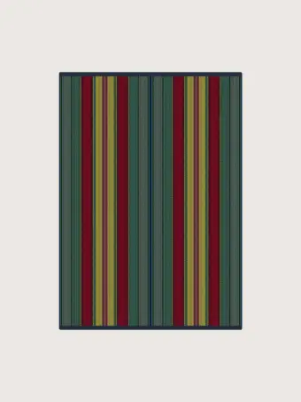 Charleston Turkey Red rug by Roger Oates