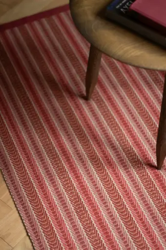 Malton Terracotta rug by Roger Oates