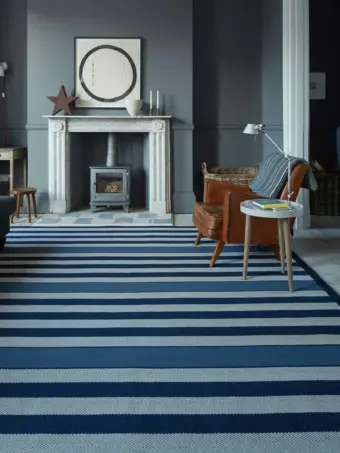 Fitzroy Midnight rug by Roger Oates