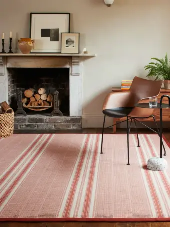 Mila Terracotta rug by Roger Oates