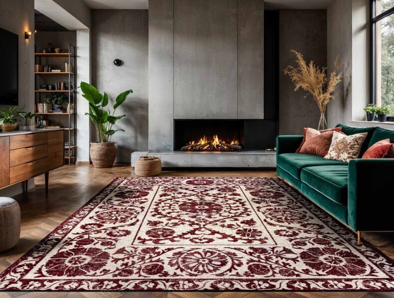 Antiquarian Collection Suzani Zephyr 9734 rug by Louis De Poortere