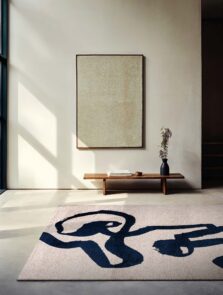 Craft Collection Ribbon Sea Ink 9849 rug by Louis De Poortere