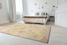 Meditation Collection Coral Yellow Hippy 9799 rug by Louis De Poortere