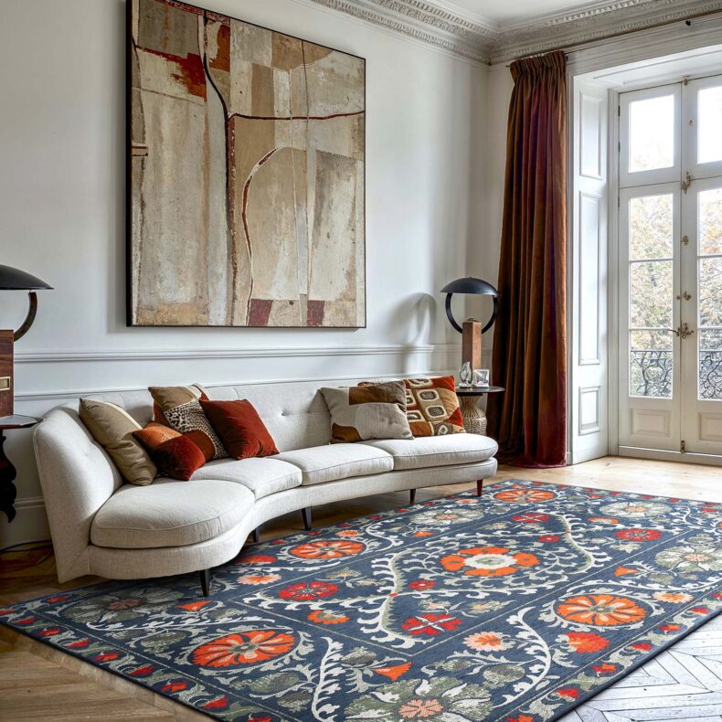 Antiquarian Collection Suzani Nordic 9730 rug by Louis De Poortere