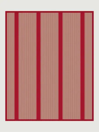 Dart Crimson rug by Roger Oates
