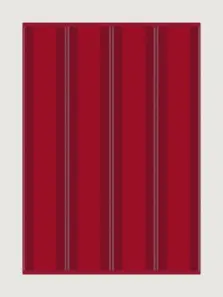 Franklin Carmine rug by Roger Oates