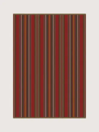Chatham Turkey Red rug by Roger Oates