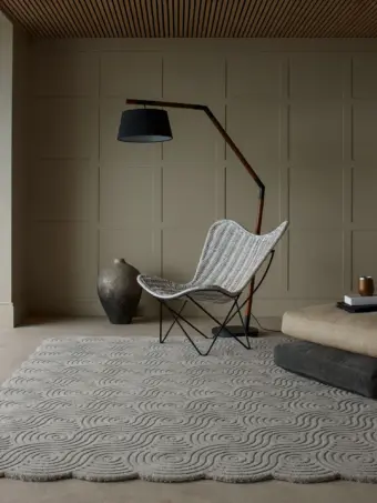 Arc rug by Roger Oates