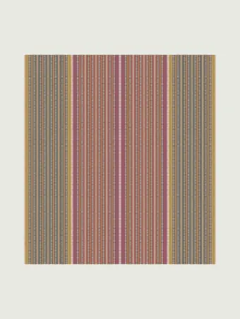 Morella Amber and Coral rug by Roger Oates