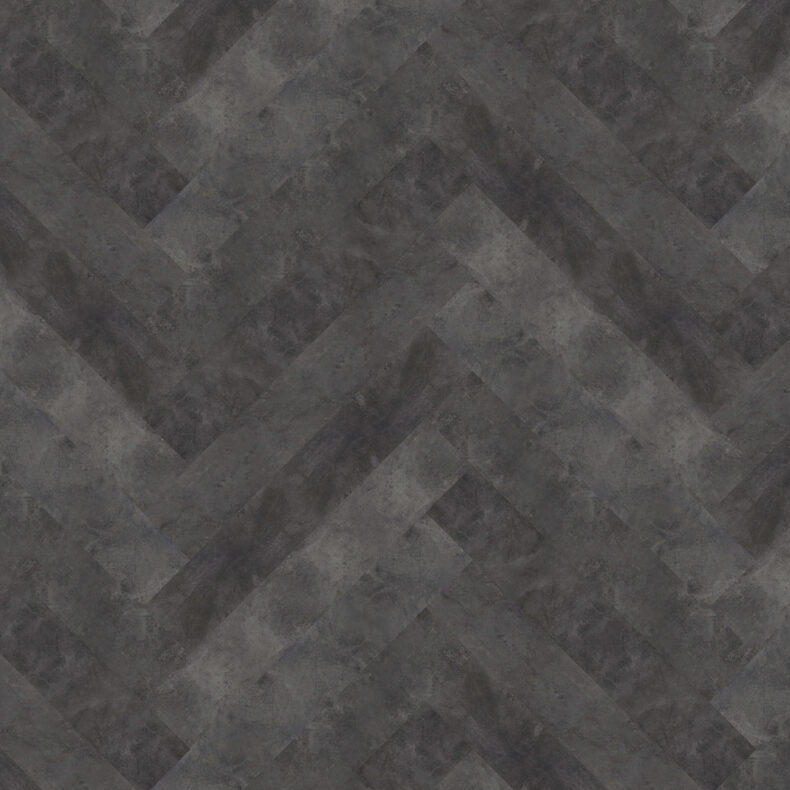 View of Jet 5076323 (Universal 55 Herringbone) luxury vinyl tile by Victoria Design Floors