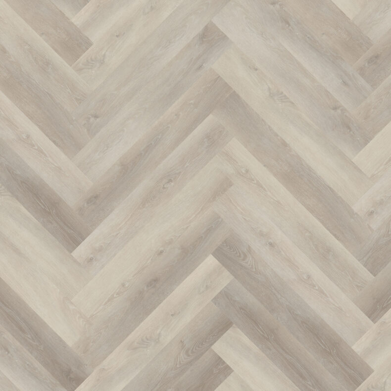 View of Nimbus Cloud 5076205 (Universal 55 Herringbone) luxury vinyl tile by Victoria Design Floors