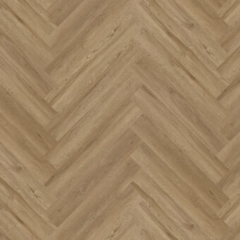 View of Smoke 5076210 (Universal 55 Herringbone) luxury vinyl tile by Victoria Design Floors