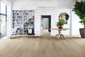 View of Fawn 5075627 (Universal 55 Planks) luxury vinyl tile by Victoria Design Floors