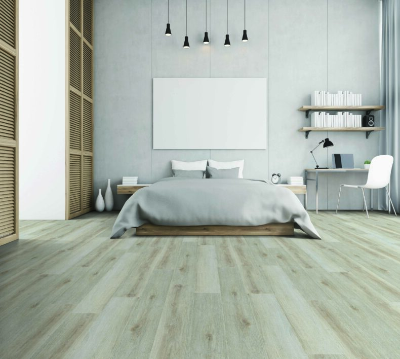 View of Ginger 5075608 (Universal 55 Planks) luxury vinyl tile by Victoria Design Floors