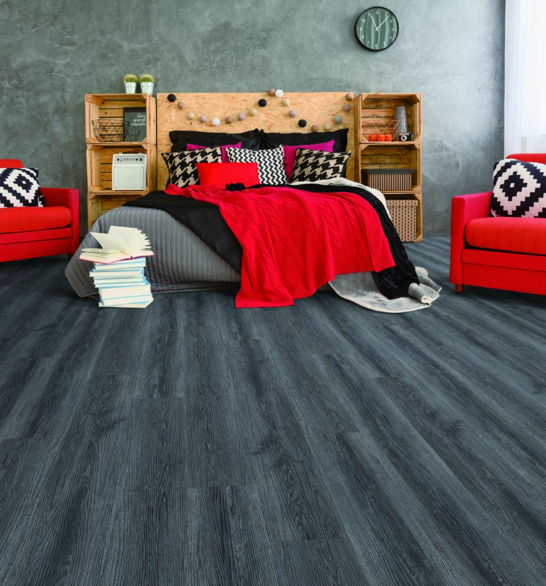 View of Magnet 5075602 (Universal 55 Planks) luxury vinyl tile by Victoria Design Floors