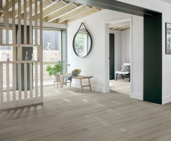 View of Puddle 5075625 (Universal 55 Planks) luxury vinyl tile by Victoria Design Floors