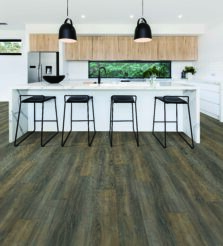 View of Shiitake 5075612 (Universal 55 Planks) luxury vinyl tile by Victoria Design Floors