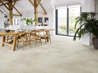 View of Alabaster 5062831 (Universal 55 Tiles) luxury vinyl tile by Victoria Design Floors