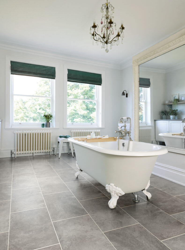 View of Fossil 5075832 (Universal 55 Tiles) luxury vinyl tile by Victoria Design Floors