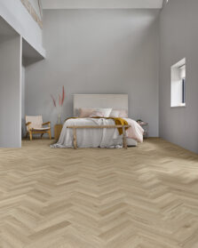 View of Mountain Birch 50790109 (Universal Design Parquet) luxury vinyl tile by Victoria Design Floors