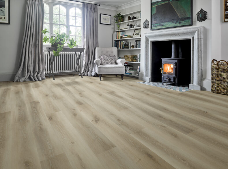 View of Chalet 50770103 (Universal Design Plank) luxury vinyl tile by Victoria Design Floors