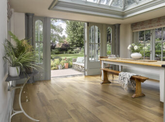 View of Grouse 50770108 (Universal Design Plank) luxury vinyl tile by Victoria Design Floors