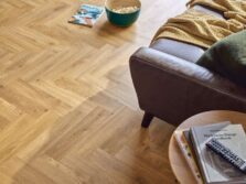 View of Hunters Oak in Parquet luxury vinyl tile by Amtico