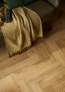 View of Hunters Oak in Parquet luxury vinyl tile by Amtico