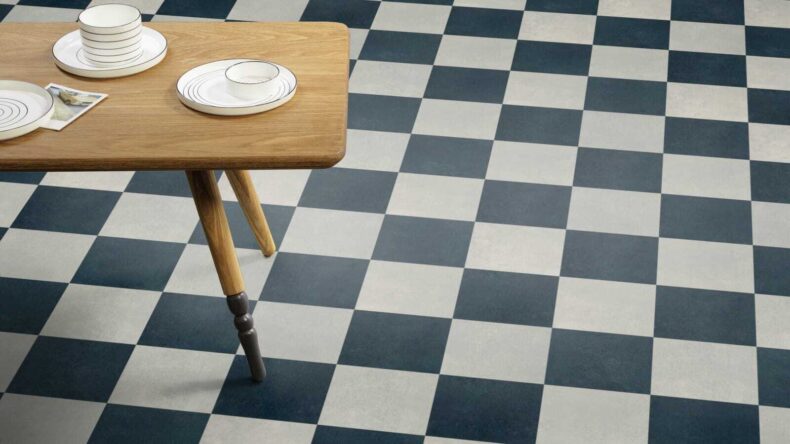 View of Diffusion Lux luxury vinyl tile by Amtico