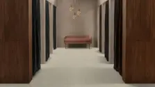 View of Diffusion Cashew luxury vinyl tile by Amtico