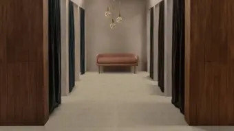 View of Diffusion Malt luxury vinyl tile by Amtico