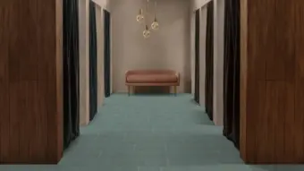 View of Diffusion Eve luxury vinyl tile by Amtico