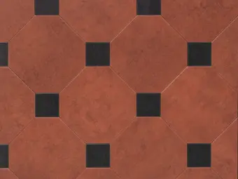 View of Encaustic Jasper luxury vinyl tile by Amtico