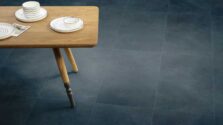 View of Encaustic Kyanite luxury vinyl tile by Amtico