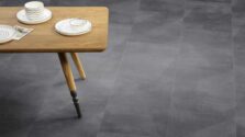 View of Modernist Vault luxury vinyl tile by Amtico