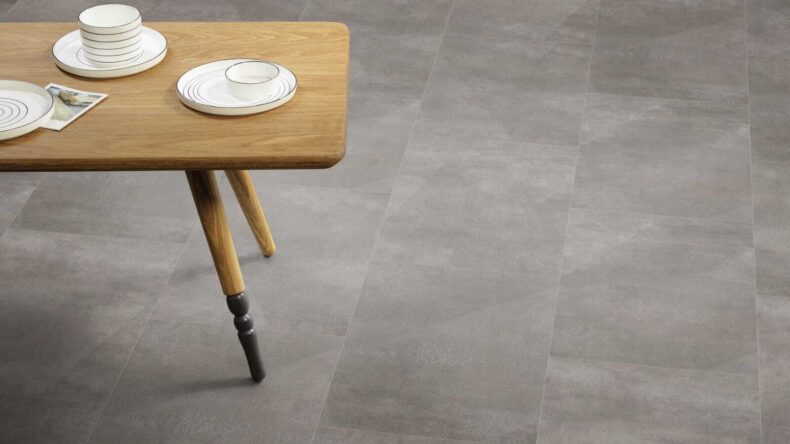 View of Modernist Frame luxury vinyl tile by Amtico