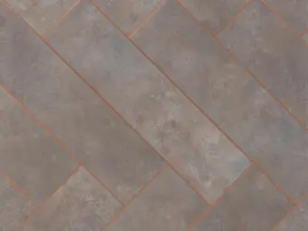 View of Grey Burnished Metal luxury vinyl tile by Amtico