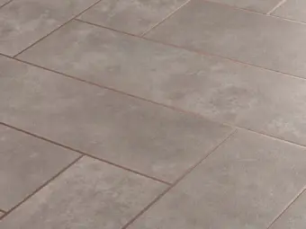 View of Grey Burnished Metal luxury vinyl tile by Amtico