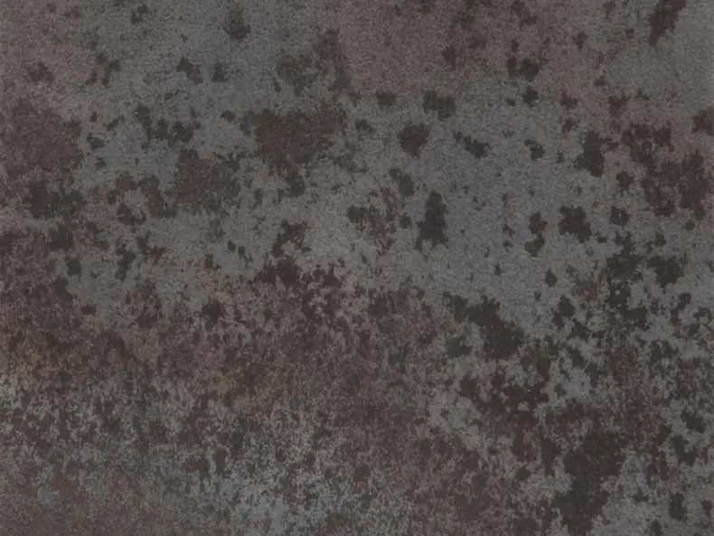View of Black Burnished Metal luxury vinyl tile by Amtico