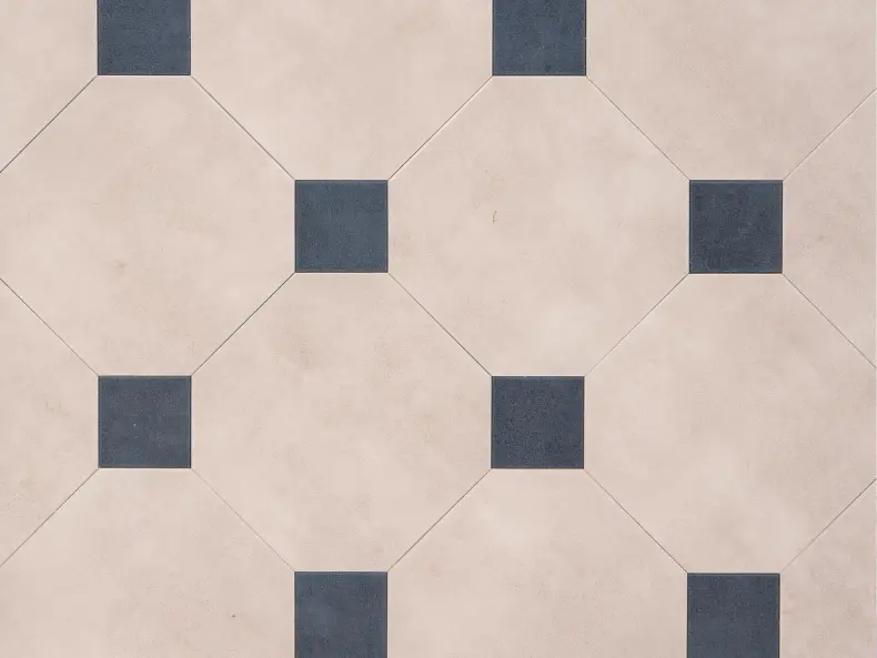 View of Stucco Quartz luxury vinyl tile by Amtico