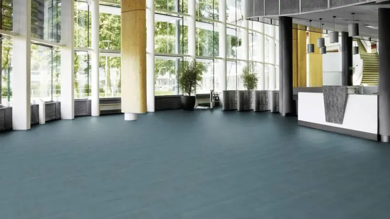 View of Stucco Huckleberry luxury vinyl tile by Amtico
