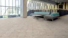View of Tortora Classic Marble luxury vinyl tile by Amtico