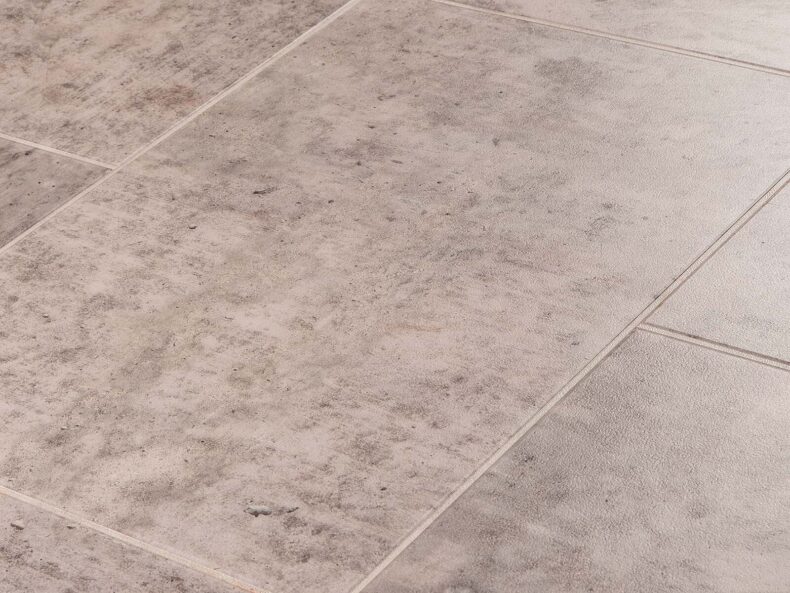 View of Exposed Concrete luxury vinyl tile by Amtico