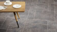 View of Kura Anise luxury vinyl tile by Amtico